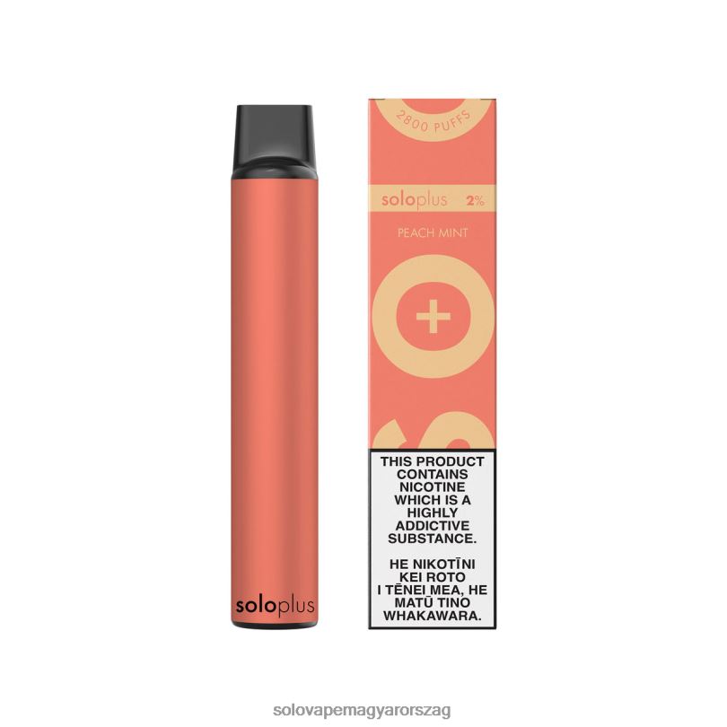 Solo Plus eldobható vape barack menta | Solo Vape Puffs 226JL23