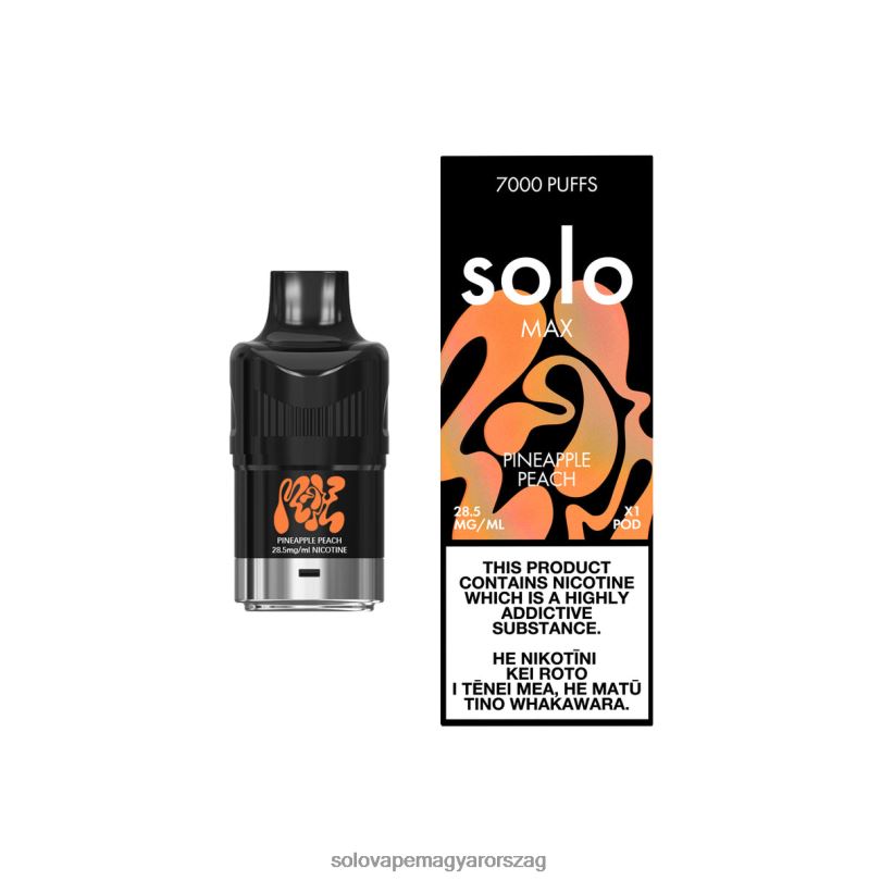 Solo MAX hüvely ananász őszibarack | Solo Vape Recycling 226JL85