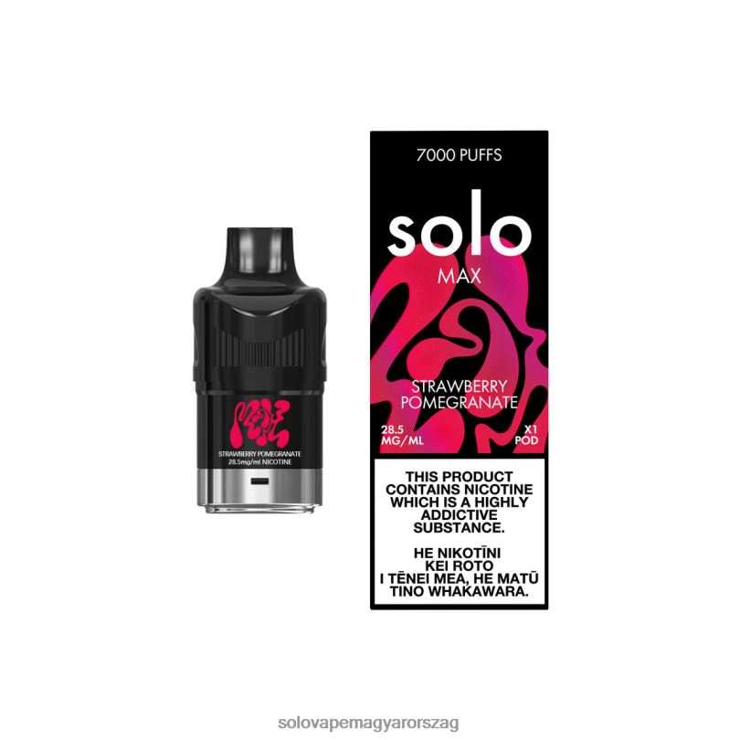 Solo MAX hüvely epres gránátalma | Solo Vape Device 226JL84