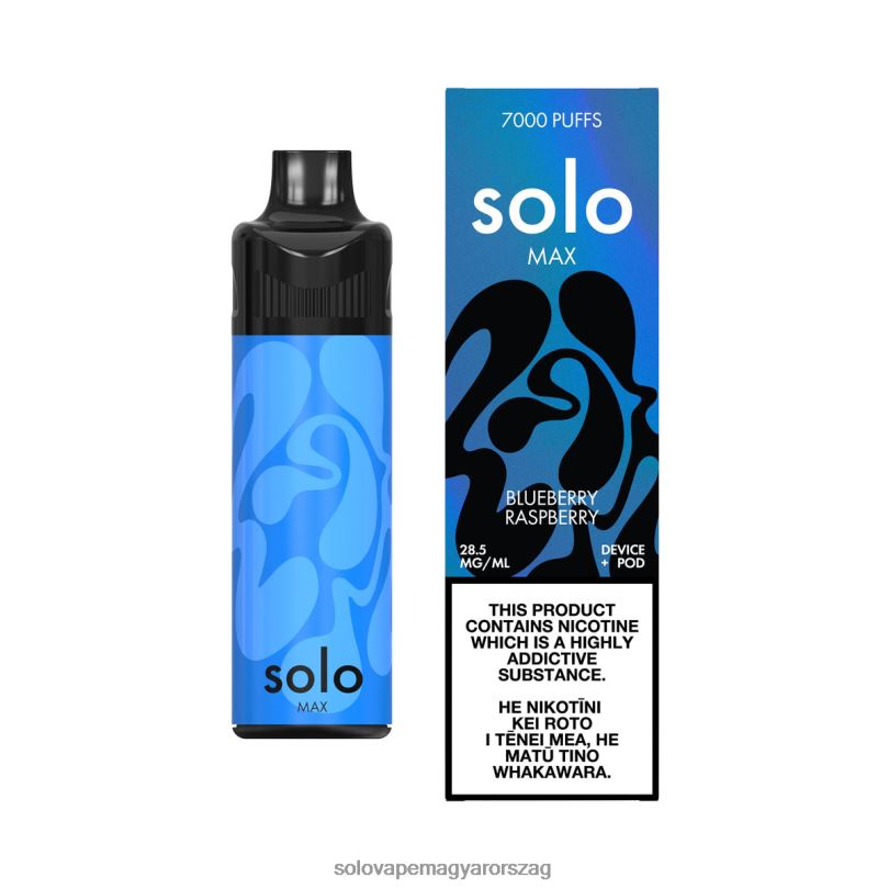Solo MAX pod készlet áfonyás málna | Solo Vape Puffs 226JL65